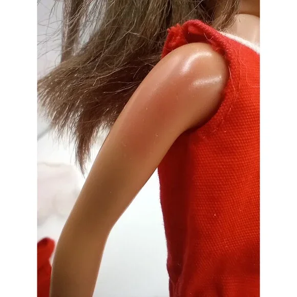 Vintage Skipper Doll 1960's Straight Leg Original Swimsuit Barbie Ken Mattel - Picture 6 of 16